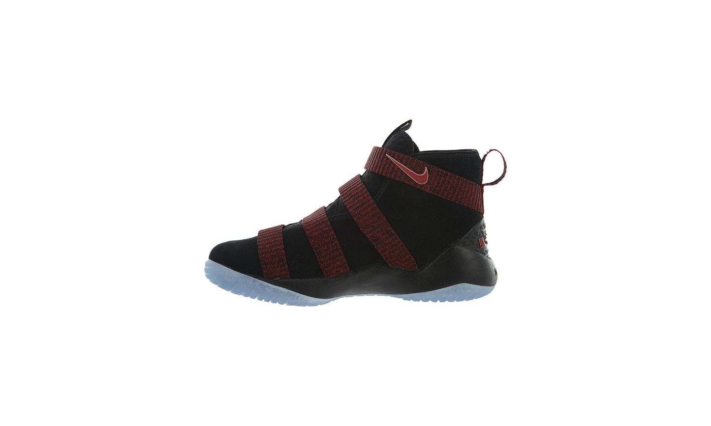 Lebron Soldier Xi Little Kids Style "Black/Black-Team Red"
