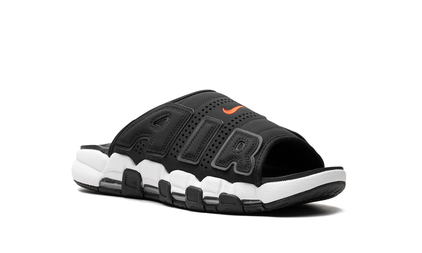 Air More Uptempo Slide "Black White Red"