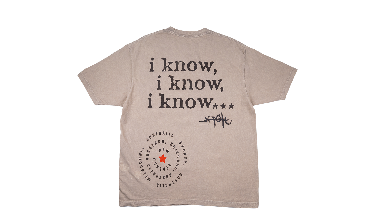 Utopia I Know Tee "Australia - Grey"