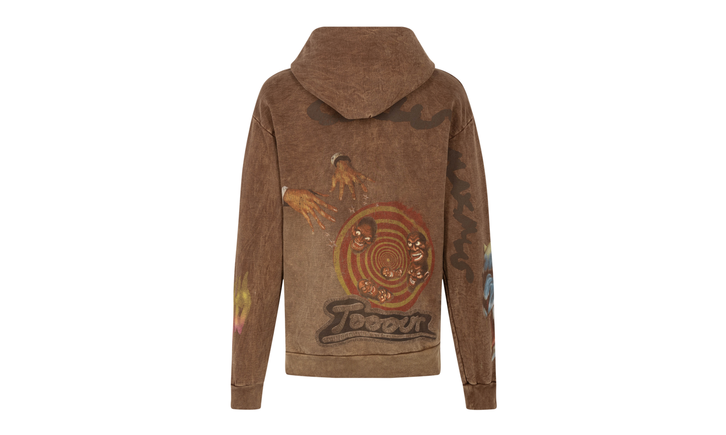 Travis Scott Utopia Circus Maximus Zip-Up Hoodie "Utopia Circus Maximus Tour 2023"
