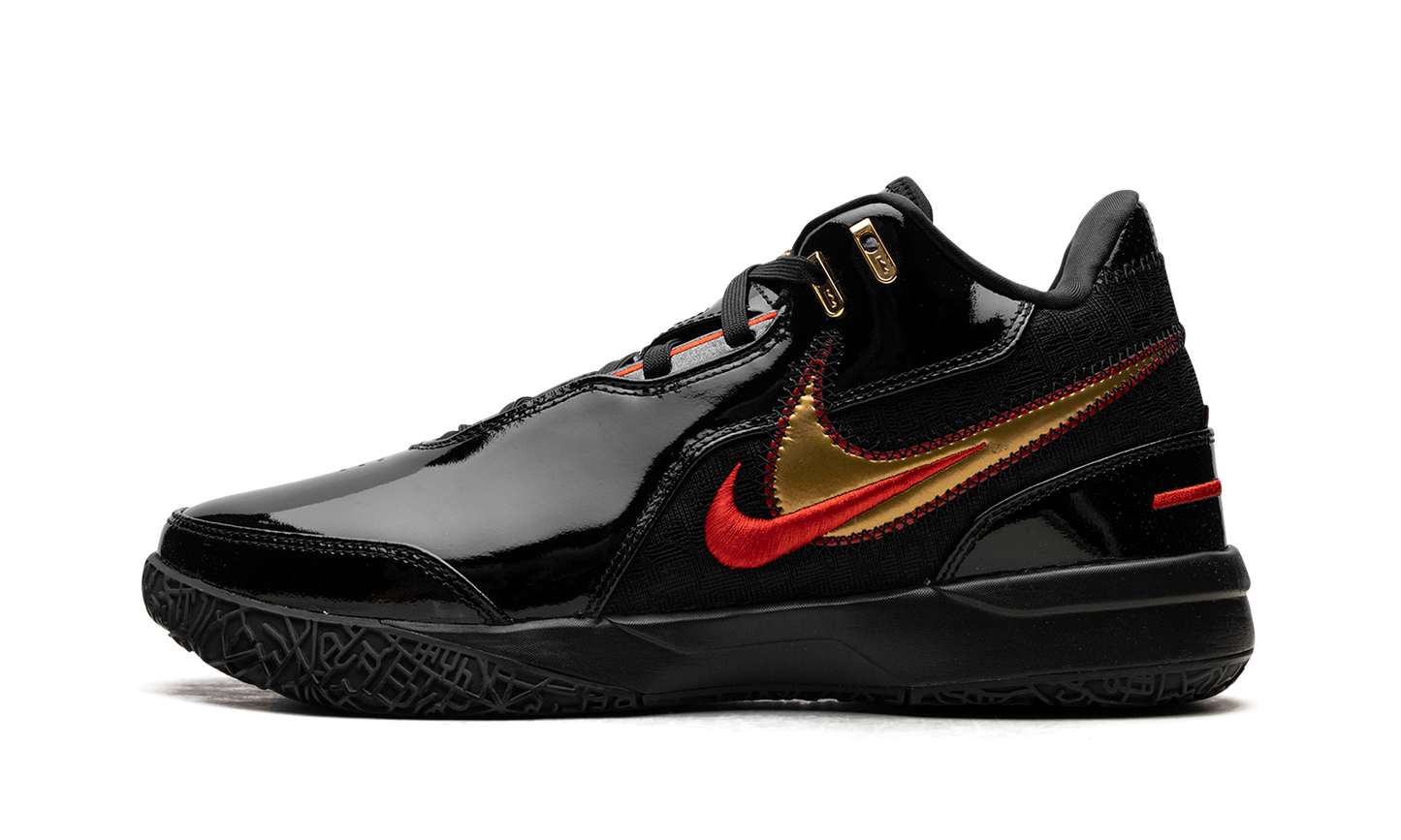 Zoom LeBron NXXT Gen AMPD "Black University Red Gold"