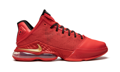 LeBron 19 Low "Light Crimson"