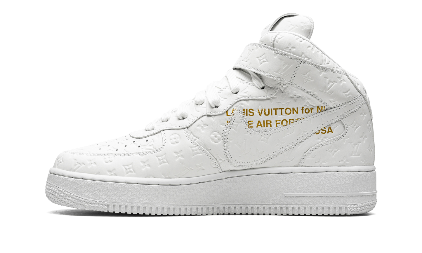 Louis Vuitton Air Force 1 Mid "Virgil Abloh - White/White"