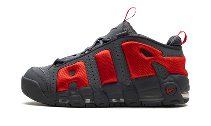 Air More Uptempo Low "Dark Grey Light Crimson"