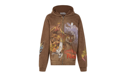 Travis Scott Utopia Circus Maximus Zip-Up Hoodie "Utopia Circus Maximus Tour 2023"