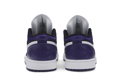 Jordan 1 Low Court Purple Black