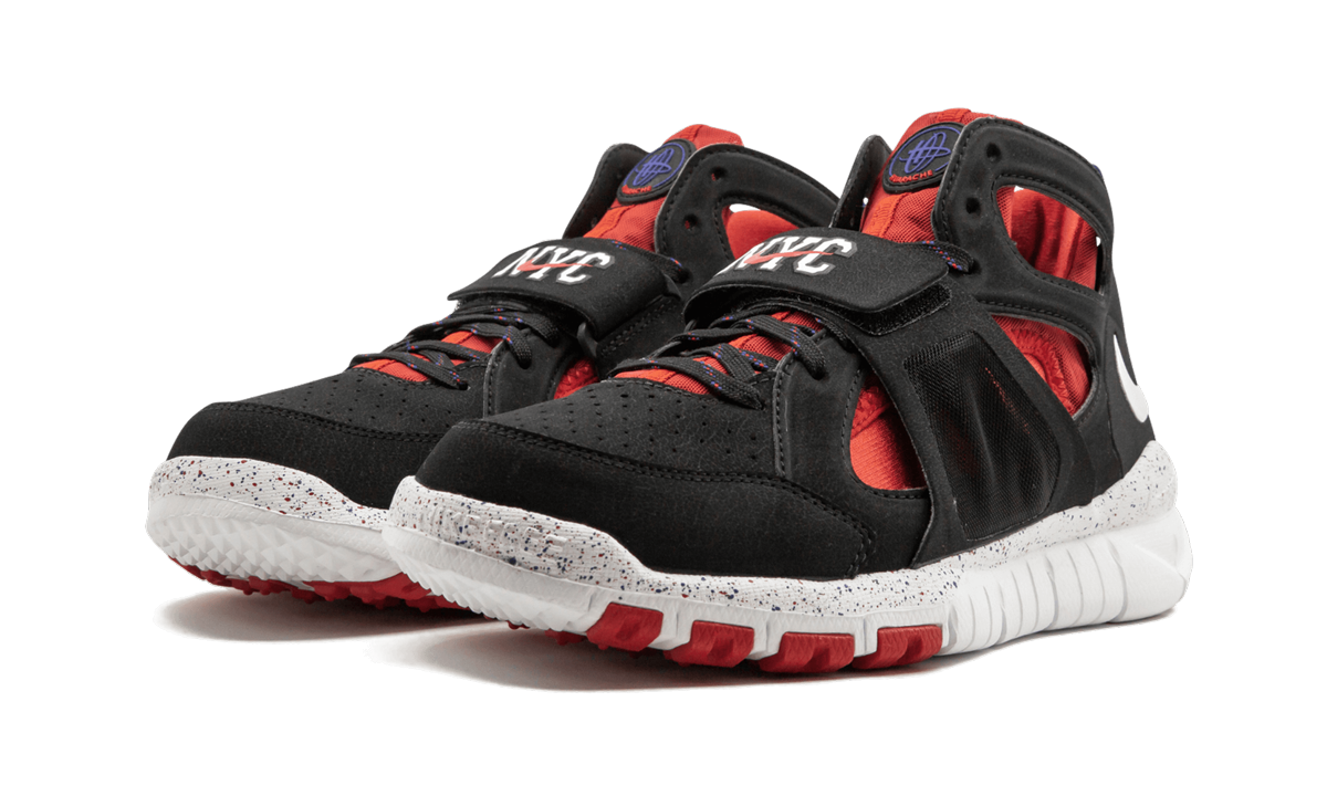 Huarache Free Shield "BLACK/RED"