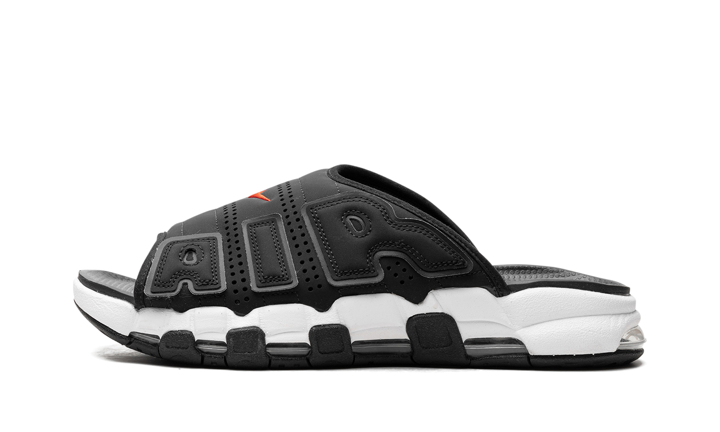 Air More Uptempo Slide "Black White Red"