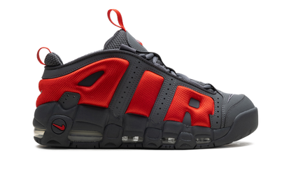 Air More Uptempo Low "Dark Grey Light Crimson"