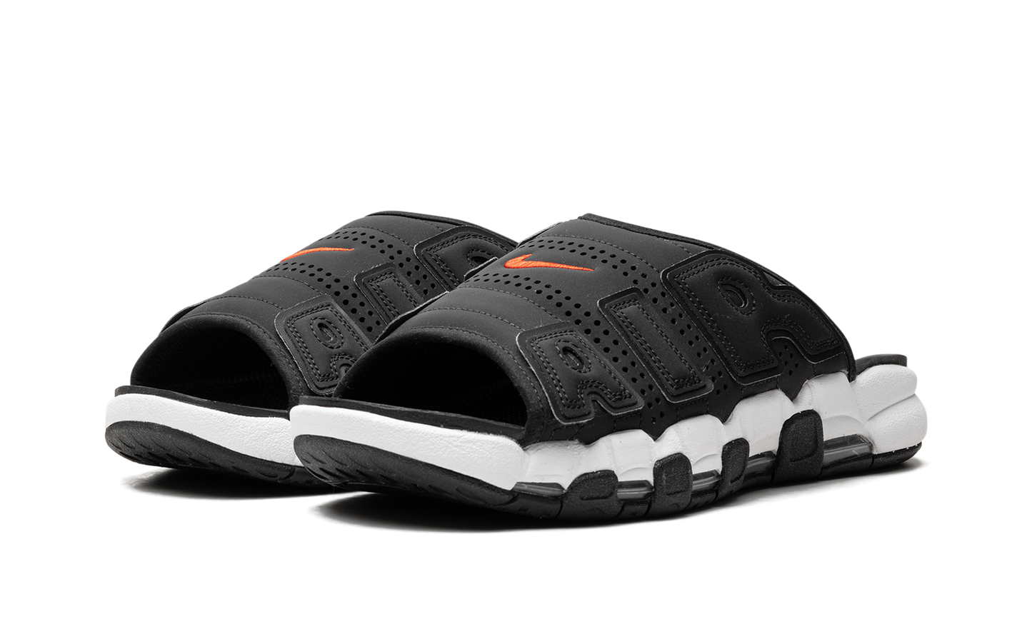 Air More Uptempo Slide "Black White Red"