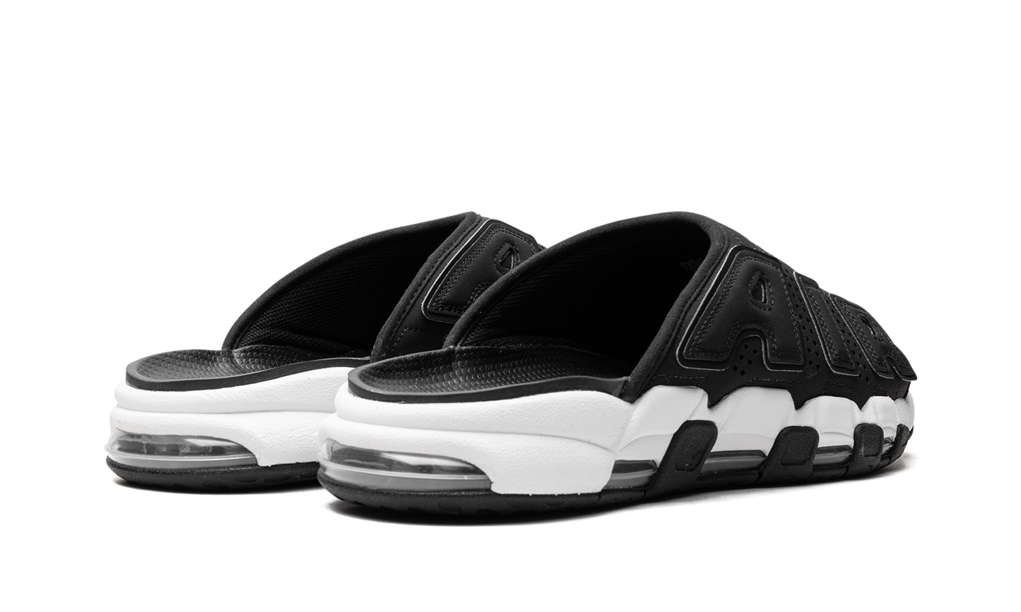 Air More Uptempo Slide "Black White Red"