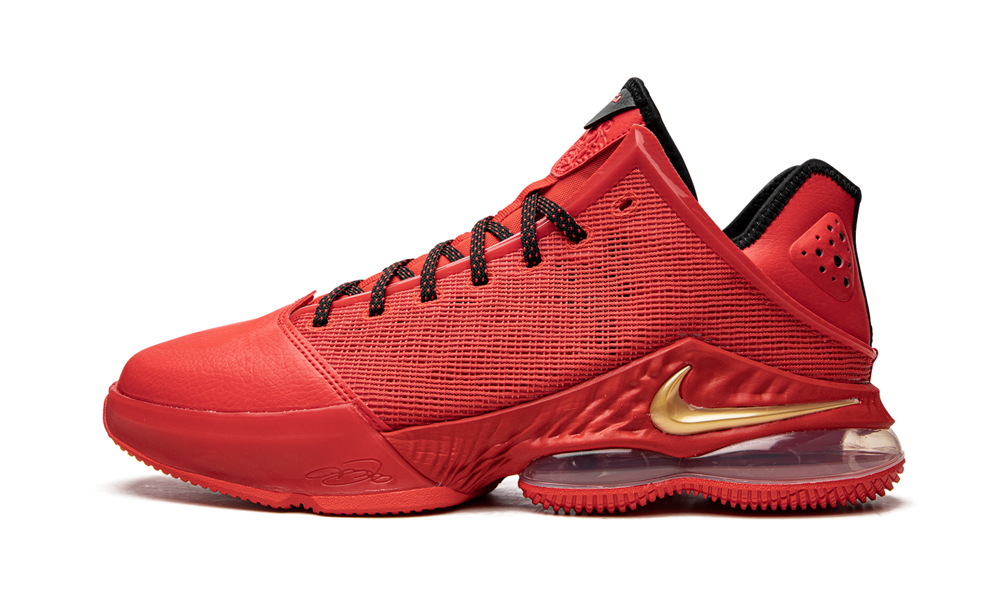 LeBron 19 Low "Light Crimson"