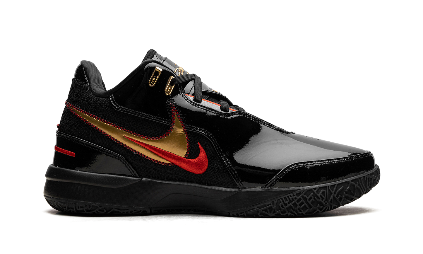 Zoom LeBron NXXT Gen AMPD "Black University Red Gold"