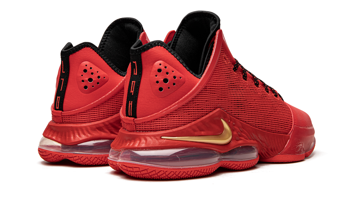 LeBron 19 Low "Light Crimson"