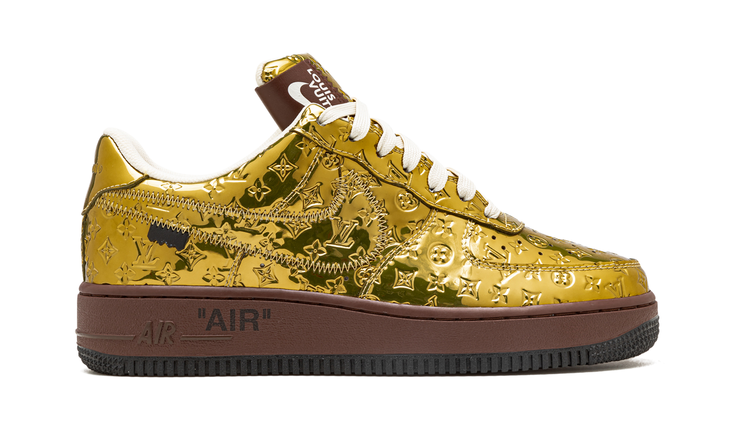 Louis Vuitton Air Force 1 Low "Virgil Abloh - Metallic Gold"