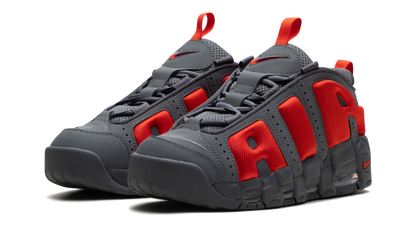 Air More Uptempo Low "Dark Grey Light Crimson"