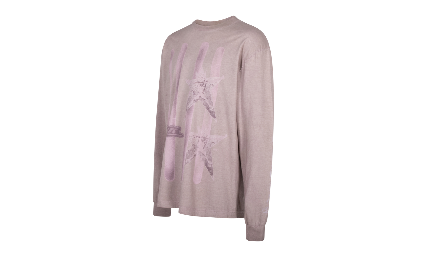 Utopia Long Sleeve Tour Tee "Brown"