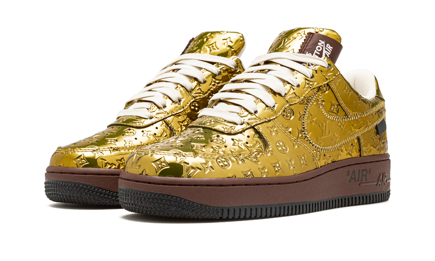Louis Vuitton Air Force 1 Low "Virgil Abloh - Metallic Gold"