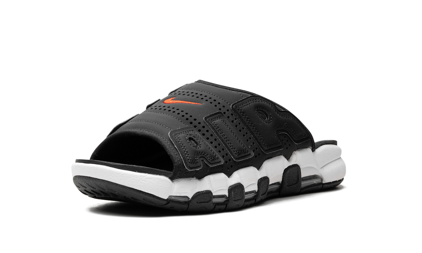 Air More Uptempo Slide "Black White Red"