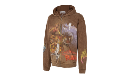 Travis Scott Utopia Circus Maximus Zip-Up Hoodie "Utopia Circus Maximus Tour 2023"