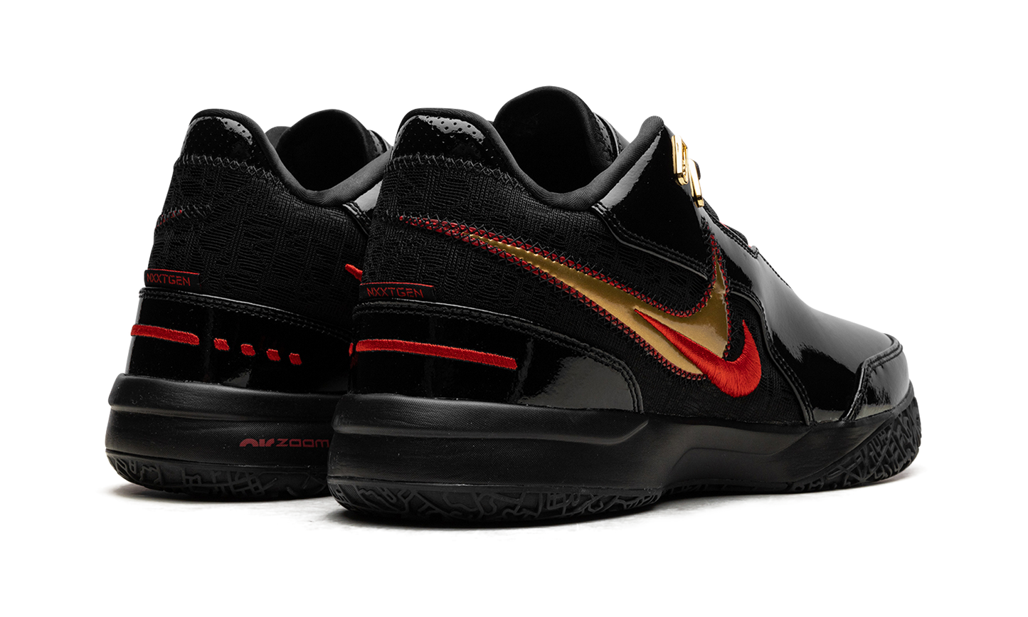 Zoom LeBron NXXT Gen AMPD "Black University Red Gold"