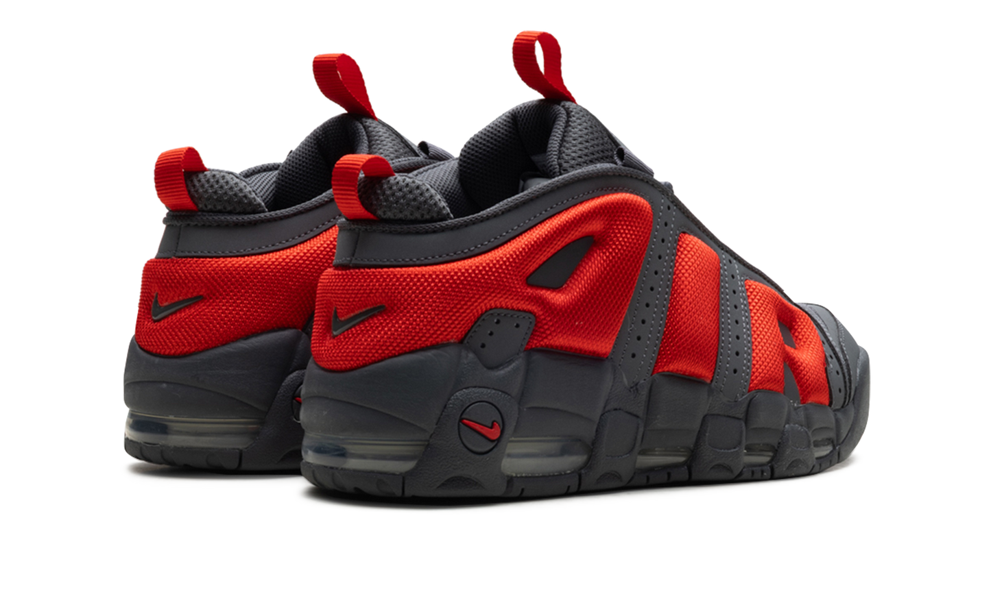 Air More Uptempo Low "Dark Grey Light Crimson"