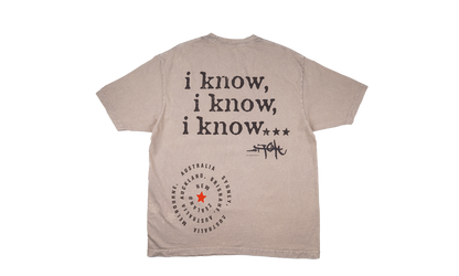 Utopia I Know Tee "Australia - Grey"